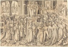 The Dance at the Court of Herod, c. 1500. Creator: Israhel van Meckenem.