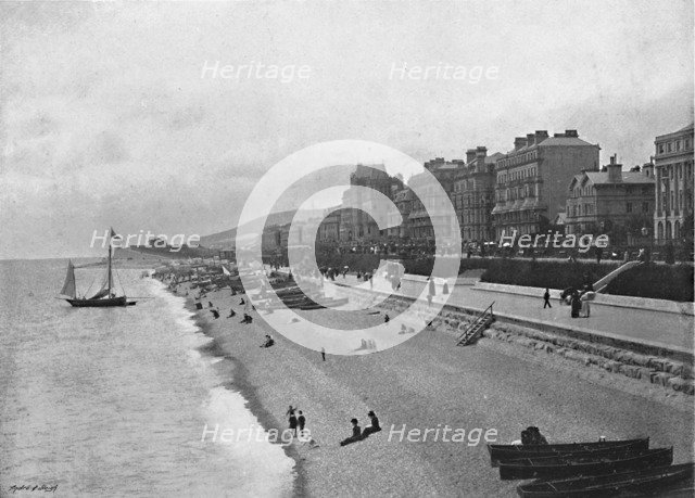 'Eastbourne: The Parade', c1896. Artist: G&R Lavis.