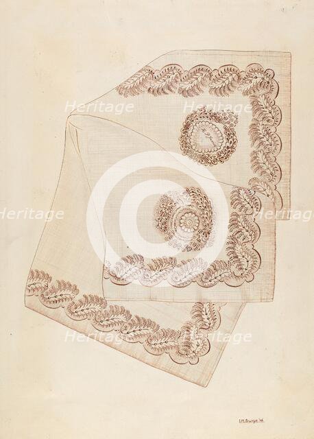 Neckerchief, 1937. Creator: Irene M. Burge.