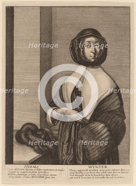 Winter, 1641. Creator: Wenceslaus Hollar.