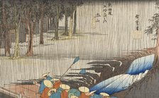 Tsuchiyama, between c1833 and c1834. Creator: Ando Hiroshige.