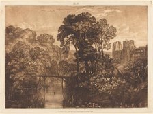 Berry Pomeroy Castle, published 1816. Creator: JMW Turner.