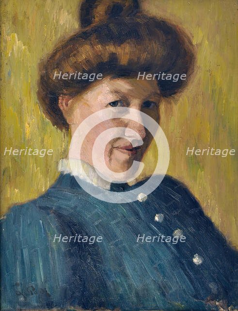 My cleaning lady, 1905. Creator: Georg Pauli.