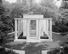 Lasker Mausoleum, Sleepy Hollow Cemetery, North Tarrytown, New York, 1956. Creator: Gottscho-Schleisner, Inc.