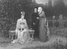 'Queen Isabella and her ladies', c1870. Artist: Thomas Sherratt.