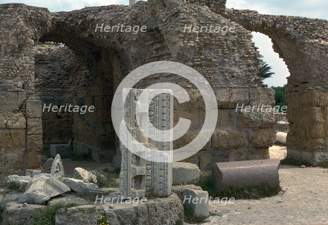 Baths of Antoninus Pius in Carthage, 2nd century. Artist: Unknown