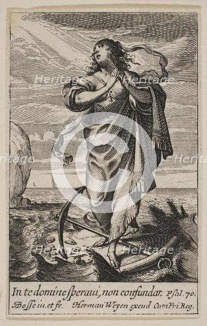 Hope, 1636. Creator: Abraham Bosse.