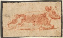 Cow, second half 1600s. Creator: Johann Heinrich Roos (German, 1631-1685).