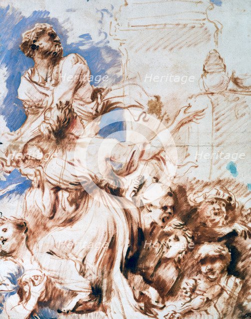 'Pyrrha', c1635-1670. Artist: Giovanni Benedetto Castiglione