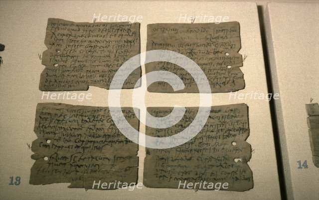 Vindolanda Letters, AD 92-120. Artist: Unknown.