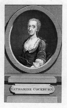 Catharine Trotter Cockburn (1679-1749), Scottish novelist, dramatist and philosopher, 19th century. Artist: Unknown