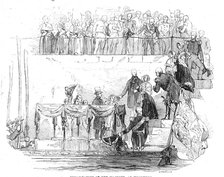 Embarkation of Her Majesty, at Woolwich, 1844. Creator: Ebenezer Landells.