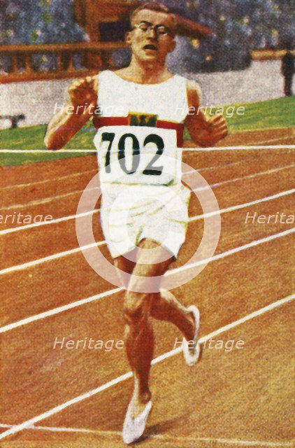 German sprinter Joachim Büchner, 1928. Creator: Unknown.