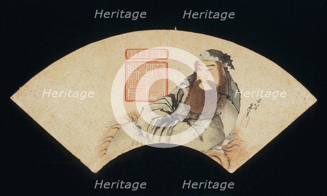 The Chinese God of War. Artist: Hokusai, Katsushika (1760-1849)