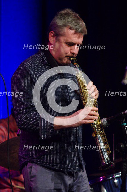 Mark Lockheart, Ropetackle Arts Centre, Shoreham, West Sussex, Jan 2016. Artist: Brian O'Connor.