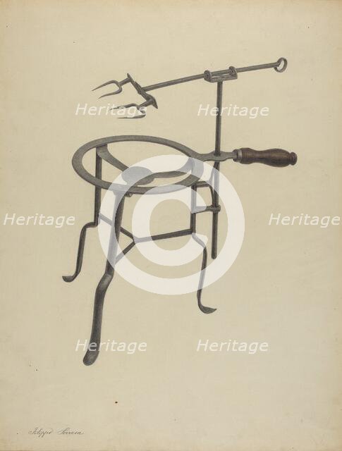 Trivet Toaster, c. 1938. Creator: Filippo Porreca.