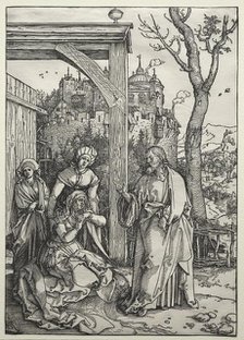 Christ Taking Leave of His Mother, c. 1504-1505. Creator: Albrecht Dürer (German, 1471-1528).