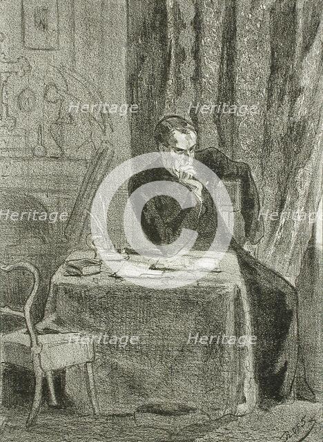 Portraits, 1857. Creator: Félicien Rops.