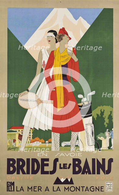 Brides-les-Bains, 1929. Creator: Benigni, Leon (1892-1948).