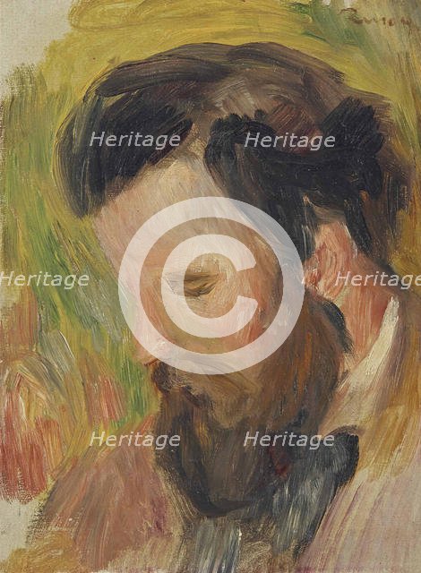 Portrait of the Composer Claude Terrasse (1867-1923), ca 1897. Creator: Renoir, Pierre Auguste (1841-1919).