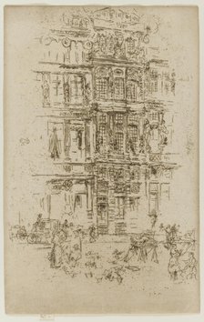 Palaces, Brussels, 1887. Creator: James Abbott McNeill Whistler.