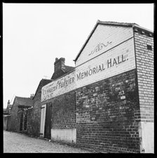 Kathleen Ferrier Memorial Hall, 36 Cavour Street, Etruria, Hanley, Stoke-on-Trent, 1965-1968. Creator: Eileen Deste.