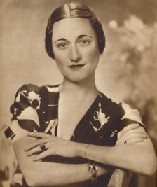 'Mrs Simpson: A Studio Portrait', 1937. Artist: Unknown.