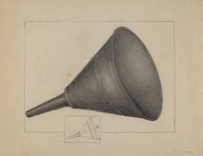 Funnel, c. 1936. Creator: Charles Garjian.