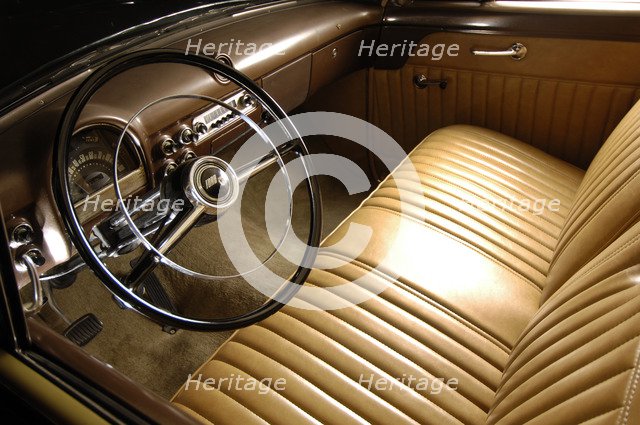 Ford Ranch wagon with kom pack trailer 1952. Artist: Simon Clay.