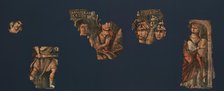 Exodus Painting, five elements from a painted hanging depicting the..., mid-2nd-mid-4th century. Creator: Unknown.