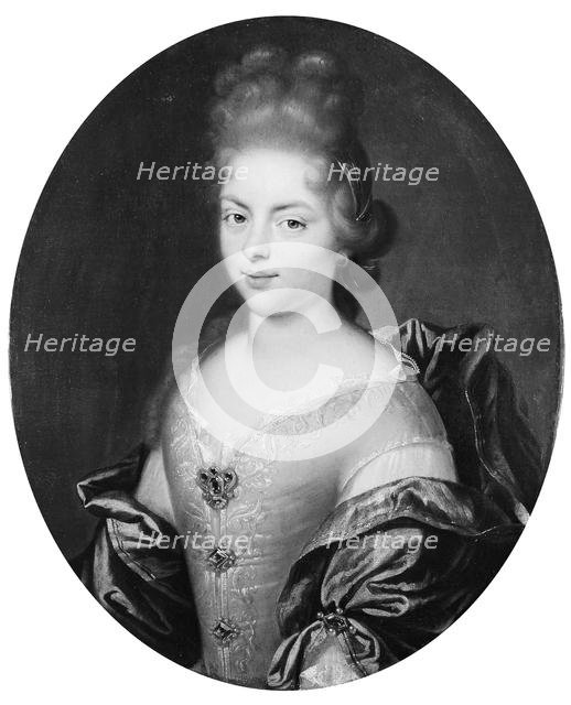 Portrait of a Woman in a Rose Dress. Creator: Unknown.