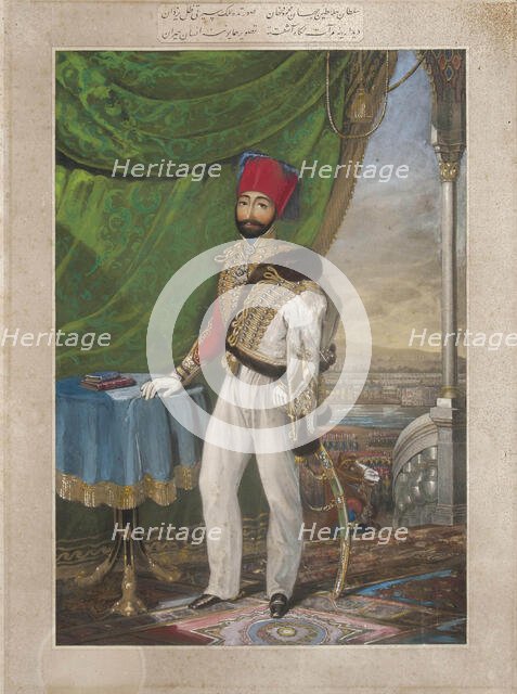 Portrait of Mahmud II (1785-1839), Sultan of the Ottoman Empire, Early 19th cen.. Creator: Anonymous.