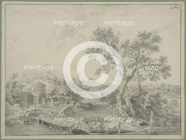 Italian landscape. Creator: Unknown.