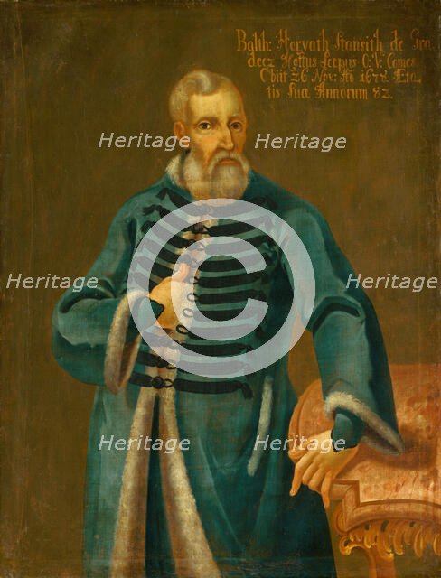 Portrait of Balthazár Horváth-Stancic as a 82-Year-Old Man, 1678. Creator: Unknown.