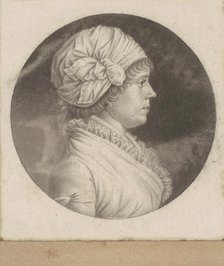 Elizabeth Rittenhouse Sergeant, 1798-1803. Creator: Charles Balthazar Julien Févret de Saint-Mémin.