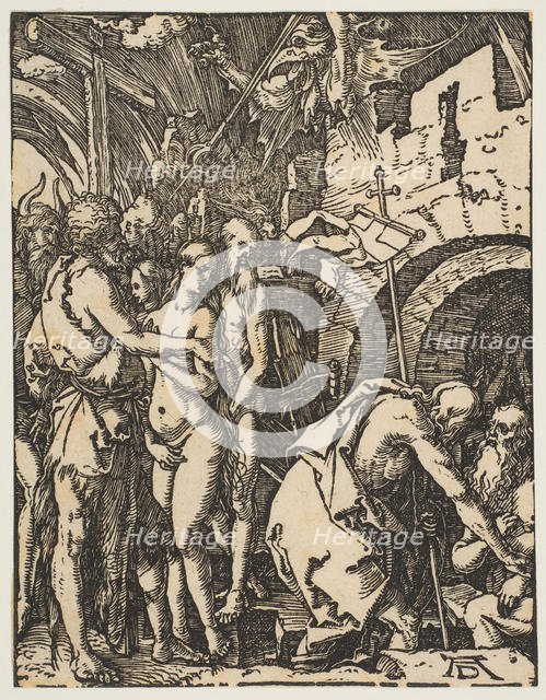 Christ in Limbo, from The Small Passion, ca. 1509. Creator: Albrecht Durer.