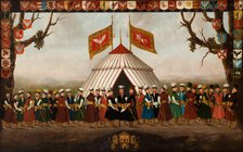 Noblemen in Voivodeship Uniforms, end of 18th century. Creator: Unknown.