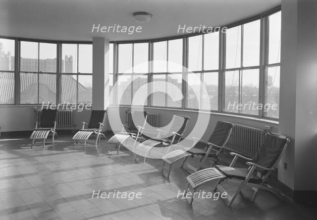 Triboro Hospital for Tuberculosis, Parsons Blvd., Jamaica, New York, 1941. Creator: Gottscho-Schleisner, Inc.