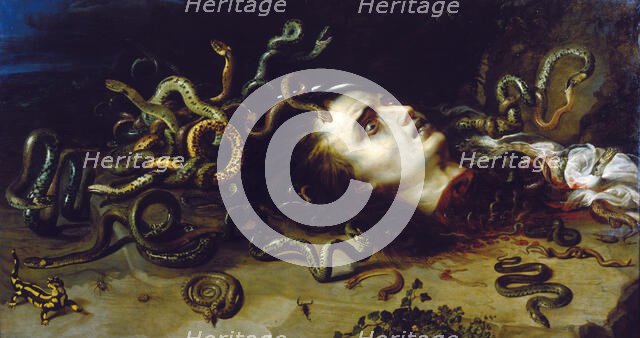 Head of Medusa, c1617-1618. Creator: Rubens; Pieter Paul (1577-1640).