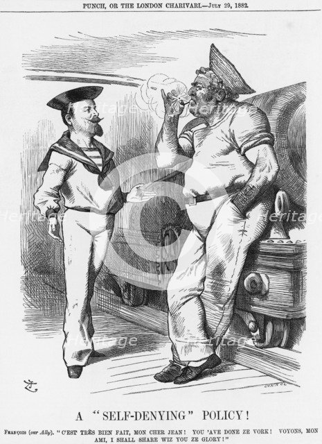 'A Self-Denying Policy!, 1882. Artist: Joseph Swain
