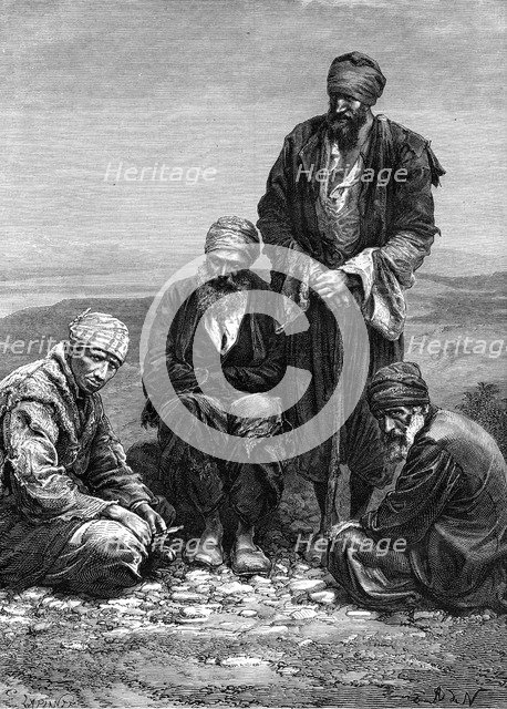 Jews of Babylon, 19th century. Artist: Neuville