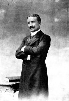 M. Paul Deschanel, the newly elected President of the French Chamber of Deputies, 1898.  Creator: Eugene Pirou.