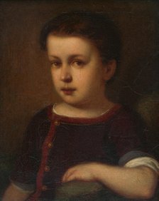 Portrait of a child, c1865. Creator: Gyula Benczúr.