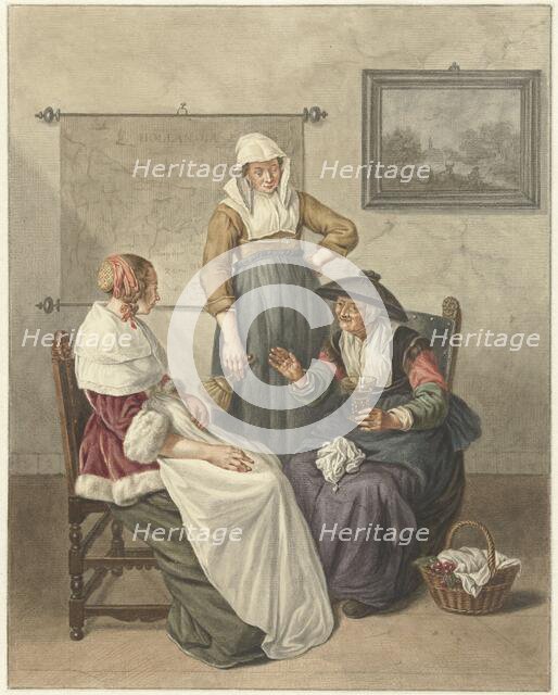 Confidential advice, 1776. Creator: Abraham Delfos.