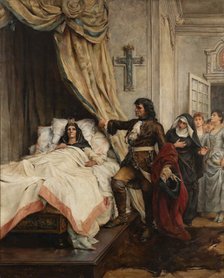 Peter the Great visiting Madame de Maintenon in 1717, End of 19th cen.. Creator: Champ-Renaud, Thérèse de (1861-1921).