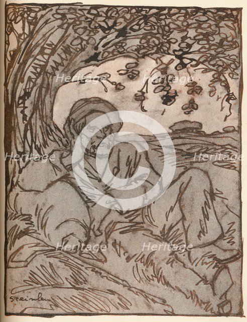 The Vagabond, c1879-1914, (1914). Artist: Theophile Alexandre Steinlen