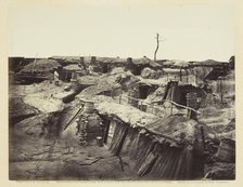 Quarters of Men in Fort Sedgwick, May 1865. Creator: Alexander Gardner.