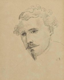 Self-Portrait, c. 1853. Creator: Pissarro, Camille (1830-1903).
