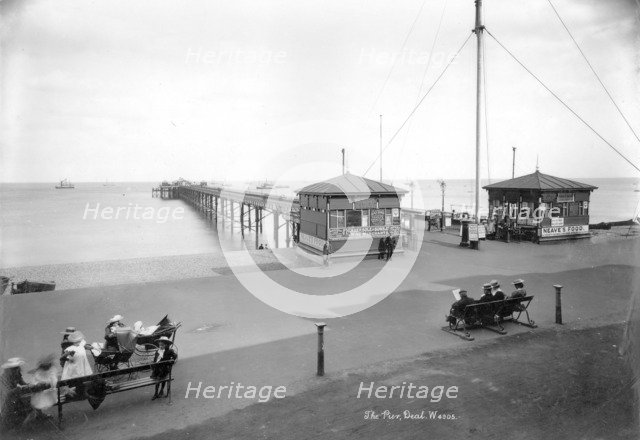 Deal Pier, Deal, Kent, 1890-1910. Artist: Unknown