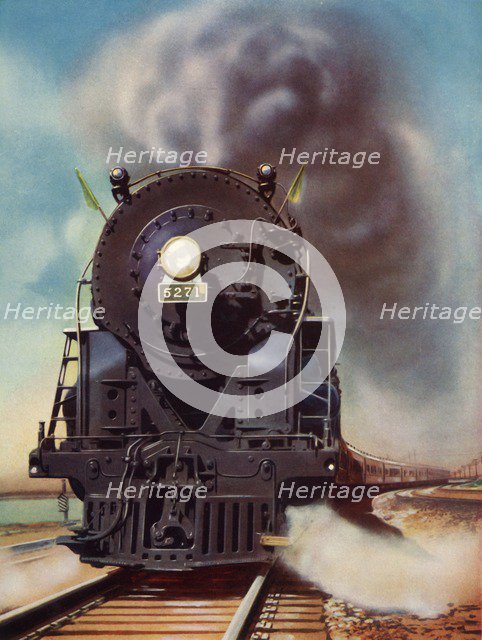 'America's Most Famous Train. The "Twentieth Century Limited'', 1935. Creator: Unknown.